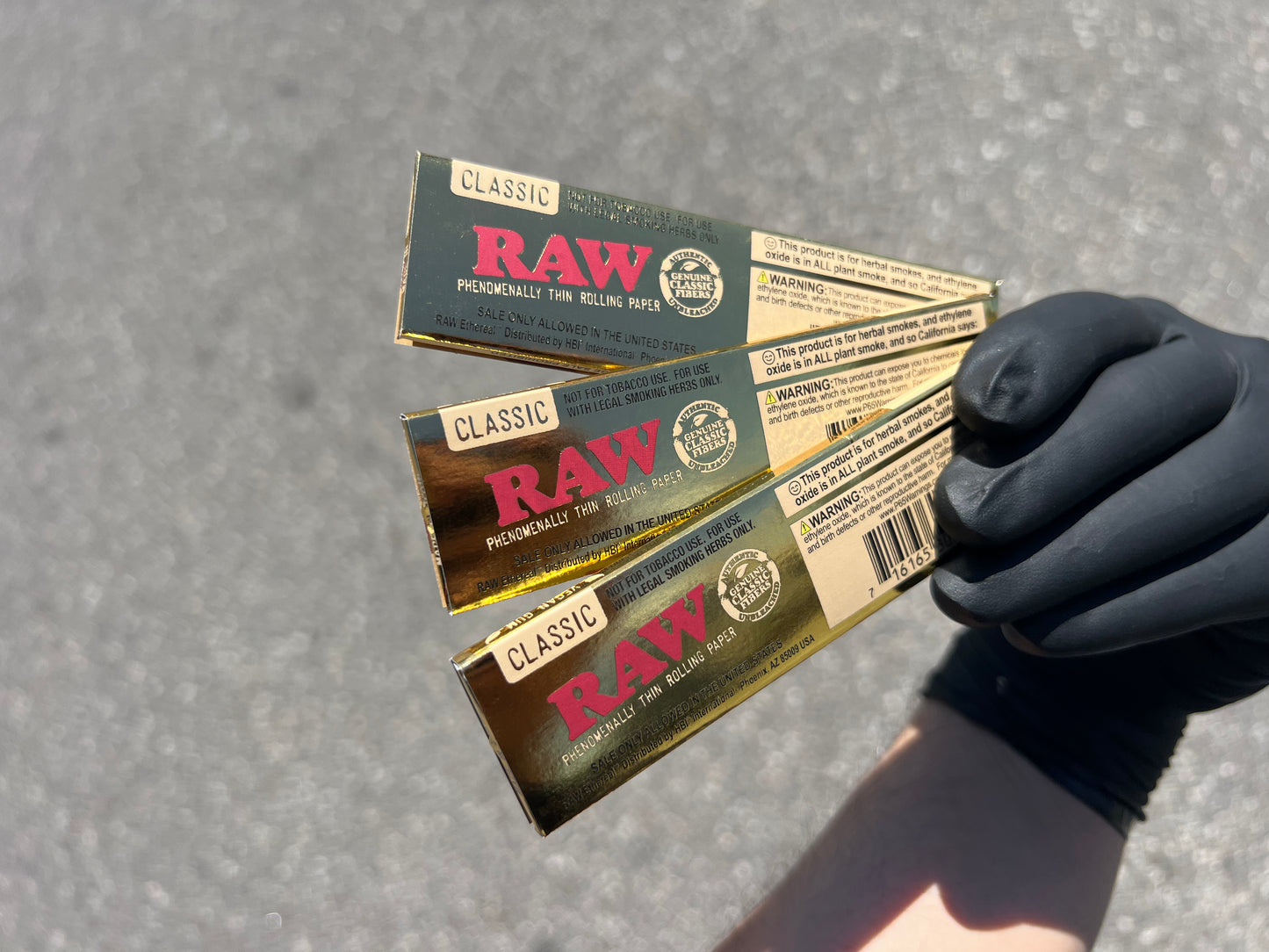 Raw Ethereal King Size Wide (3 Pack)