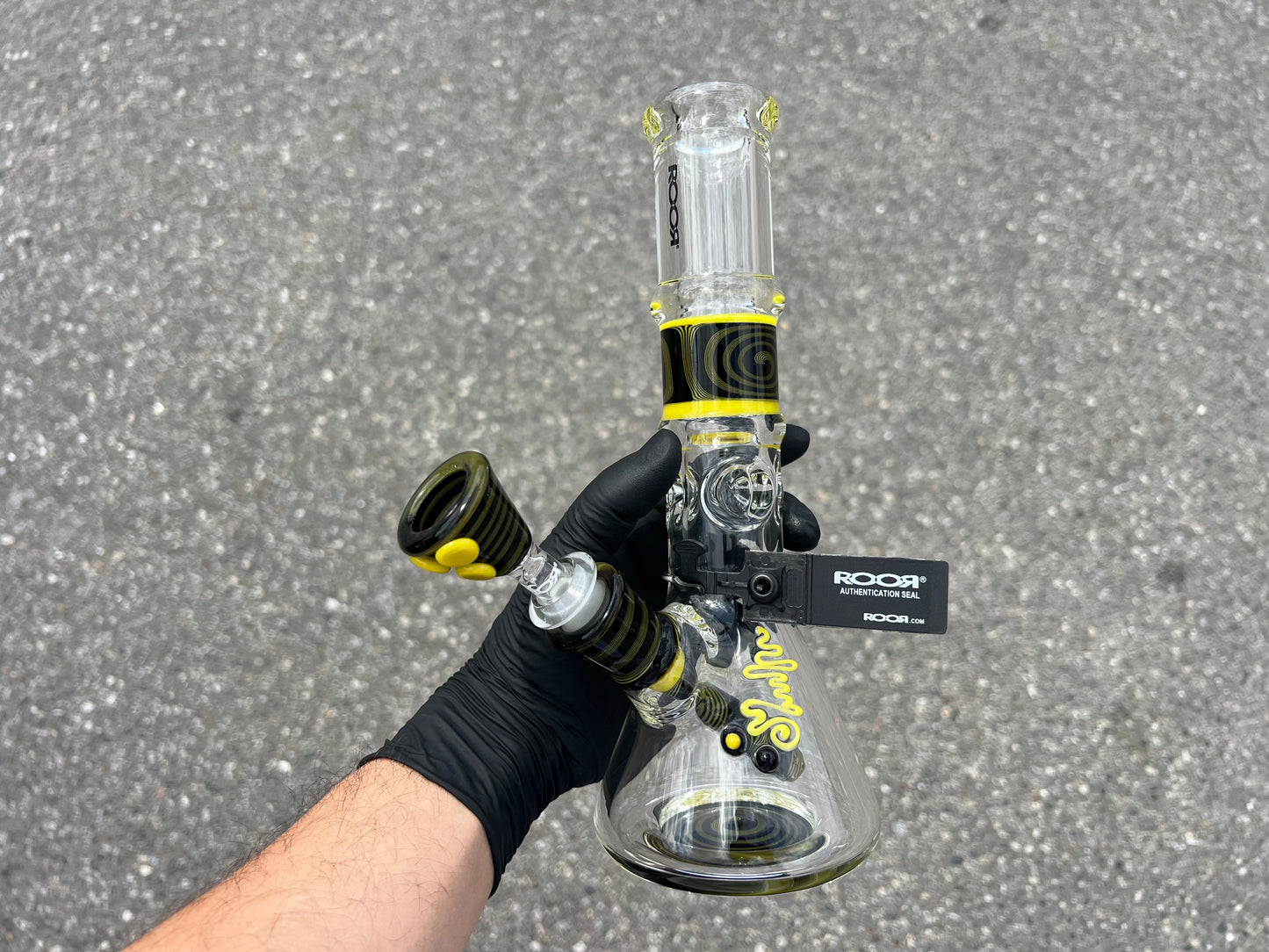 RooR Breaker 10" 40 x 7 13 Hole Stem Black/Yellow