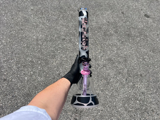 illadelph Pink Frosted Cow Breaker