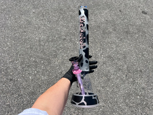 illadelph Pink Frosted Cow Breaker