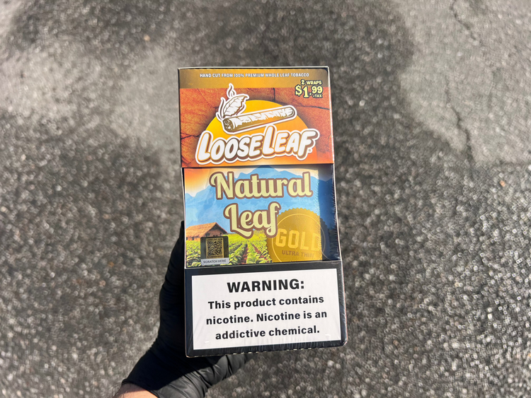 Loose Leaf Natural Leaf Gold