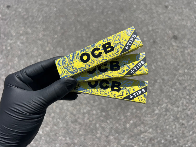 OCB Solaire Yellow King With Tips (3 Packs)