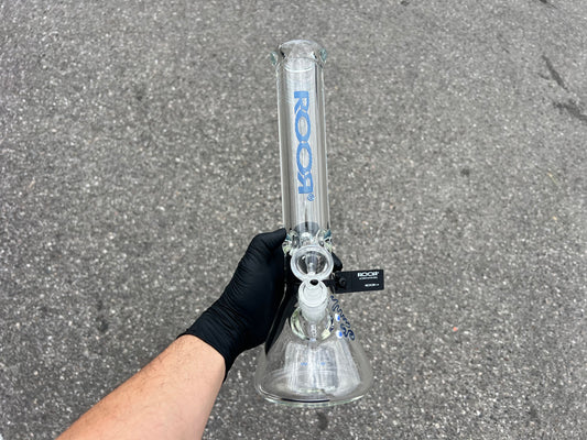 RooR Beaker 14" 50 x 9 13 Hole Stem Blue