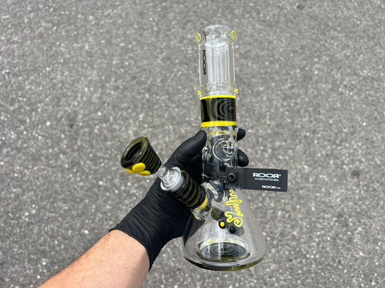 RooR Breaker 10" 40 x 7 13 Hole Stem Black/Yellow