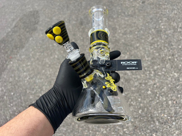 RooR Breaker 10" 40 x 7 13 Hole Stem Black/Yellow